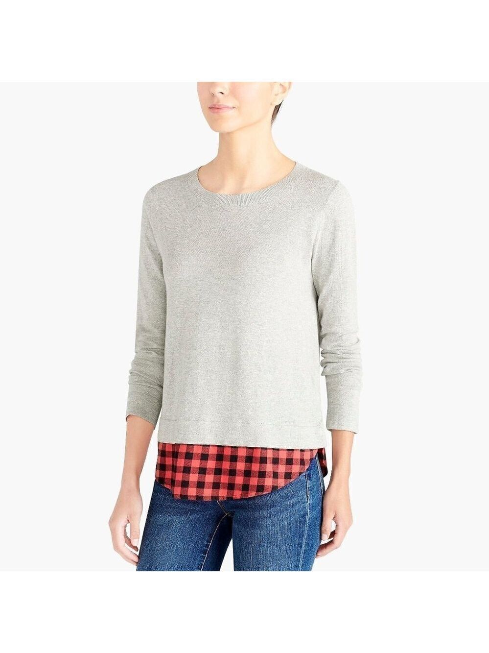 𝅺j. Crew Mercantile BNWT Pullover Flannel Plaid XS